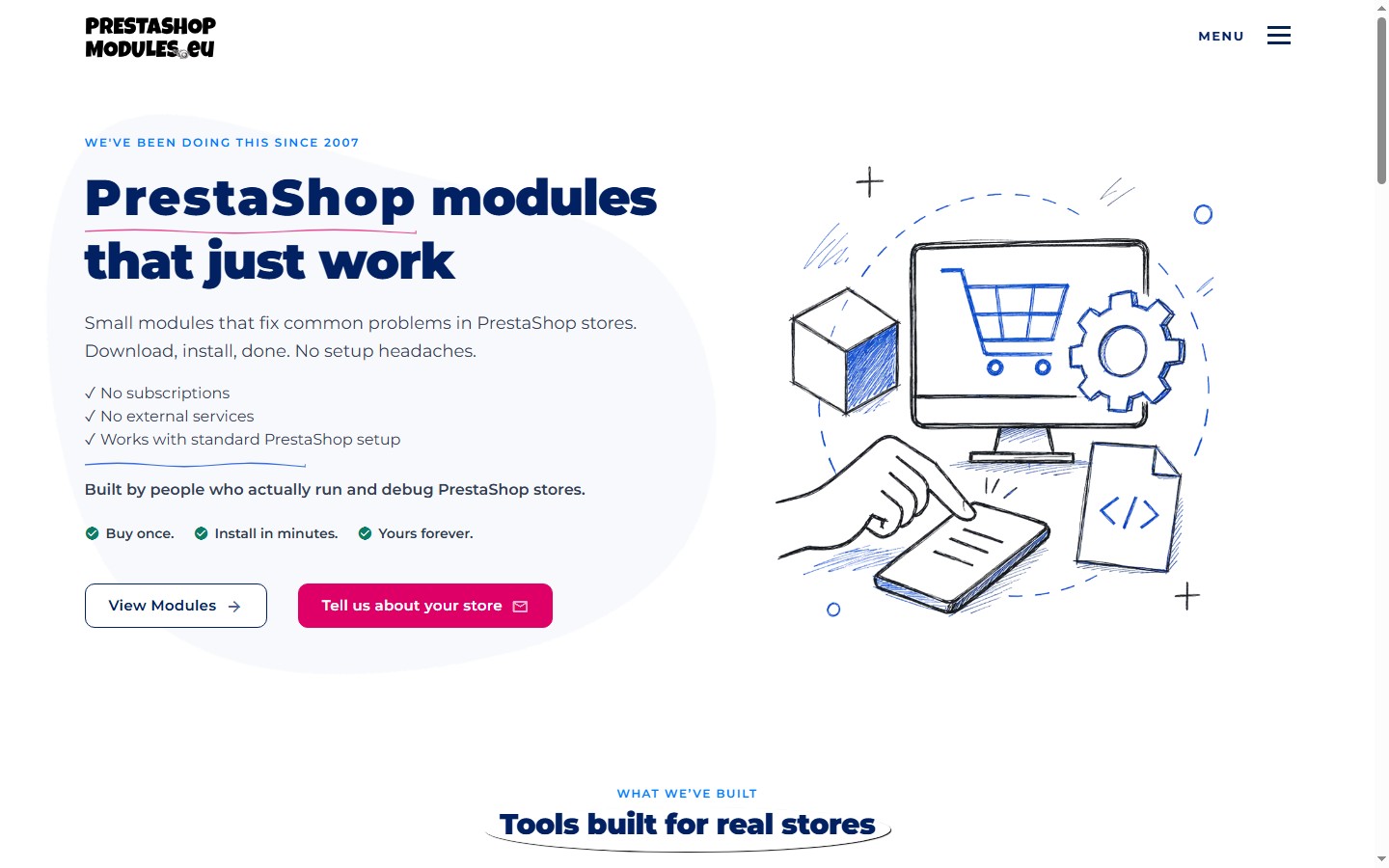 PrestaShop Addons — witryna autorskich modułów PrestaShop